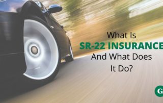 Car speeding on road - what is Sr22 insurance