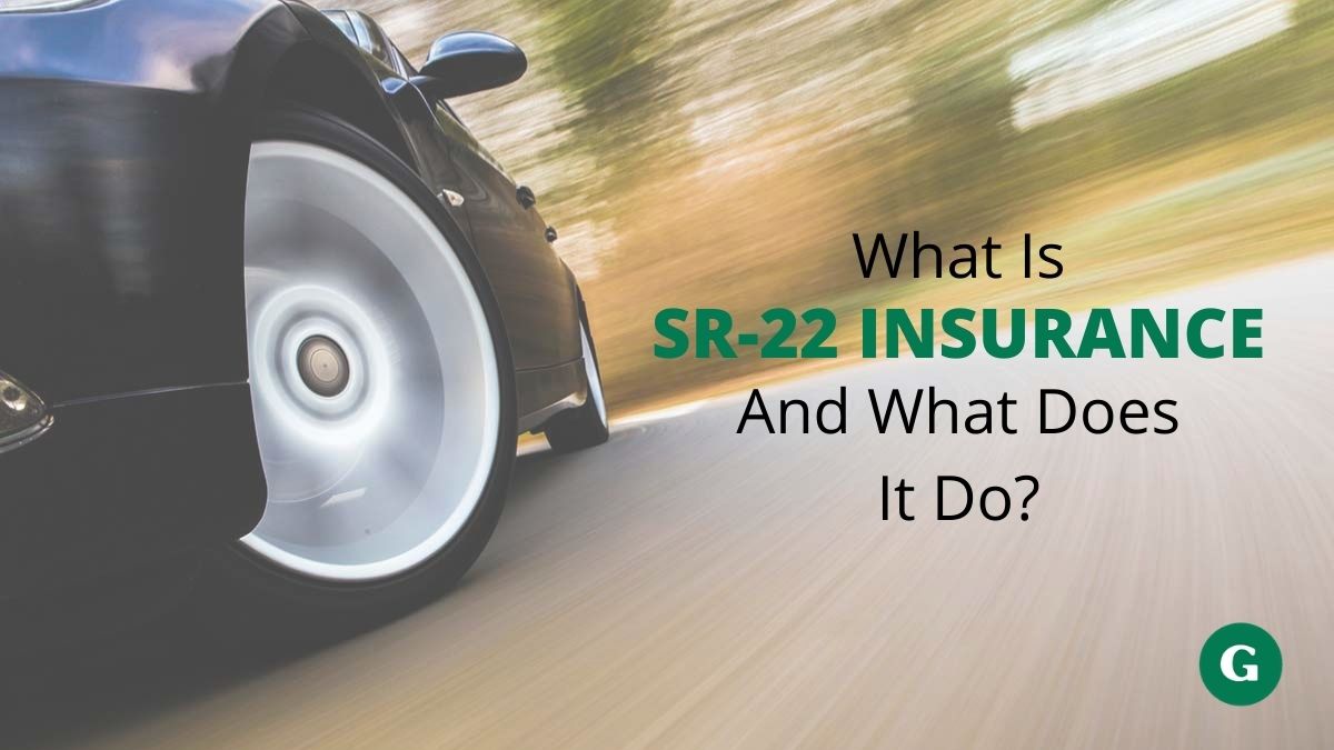 Car speeding on road - what is Sr22 insurance