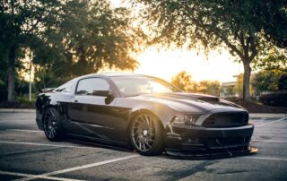 Black sports car - how insurance rates vary by car model