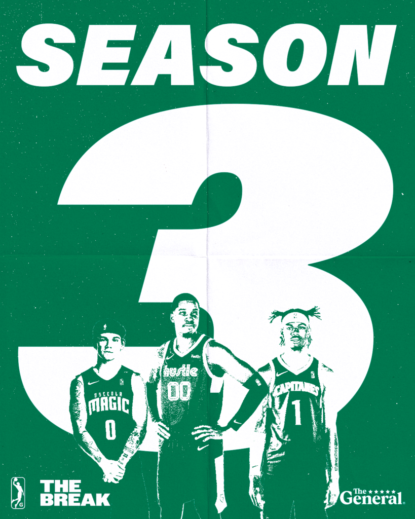 The Break Season 3 including Dink Pate, Armando Bacot and Mac McClung.