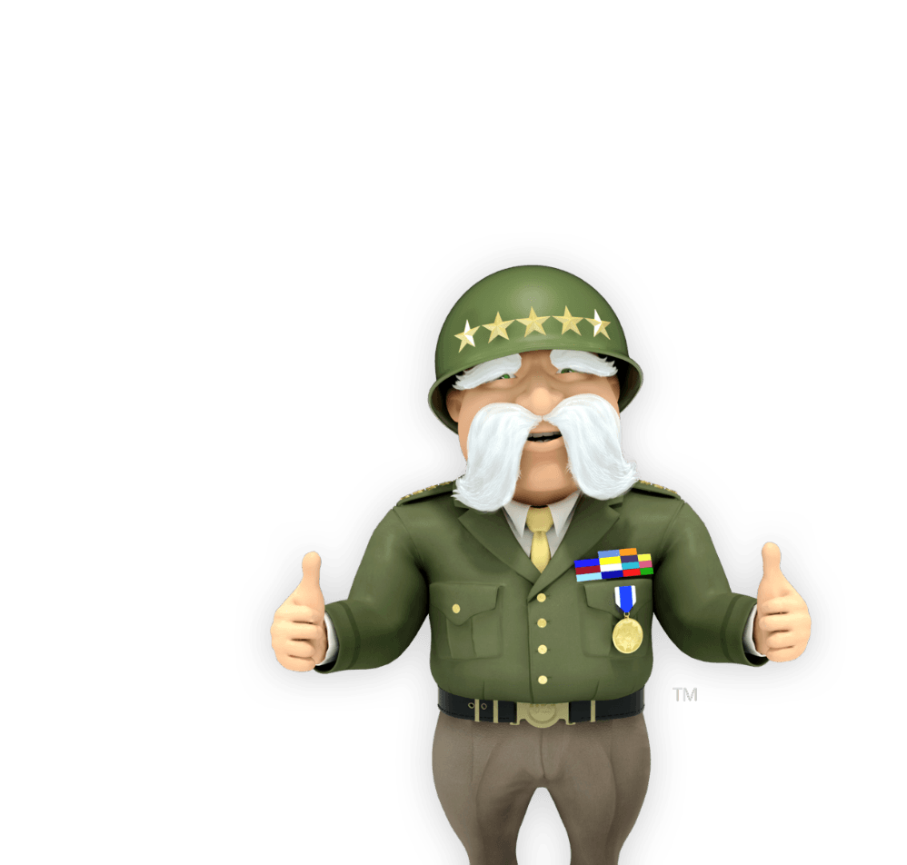 The General character smiling, thumbs up - The General Car Insurance Quote