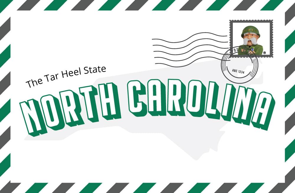 Piece of mail from North Carolina because The General offers affordable car insurance in North Carolina.