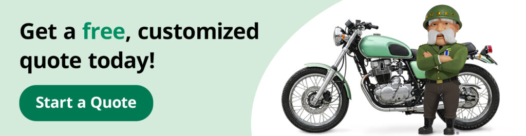Get a free, customized motorcycle quote today!